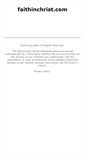 Mobile Screenshot of faithinchrist.com